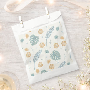Tropisches Brautparty-Muster Boho Palmwedel  Geschenktütchen