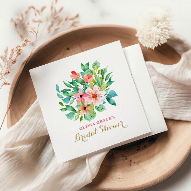 Tropisches Brautparty Serviette (Von Creator hochgeladen)