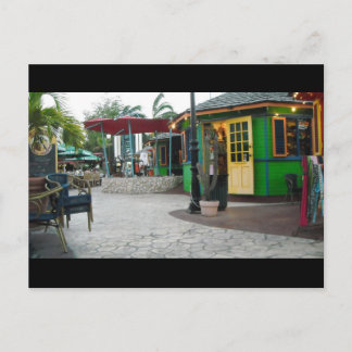 Tropisches Essen Postkarte