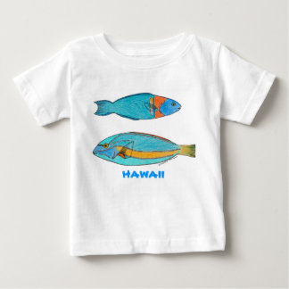 Tropisches Fisch-Shirt Hawaiis Baby T-shirt
