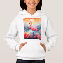 Tropisches Flamingo mit Blume