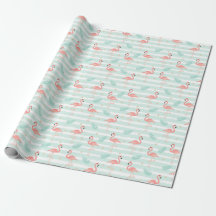 Tropisches Flamingo Wrapping Paper