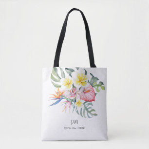 Tropisches Floral Tasche