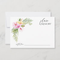 Tropisches Florales Strandbild - Eine Erinnerung t