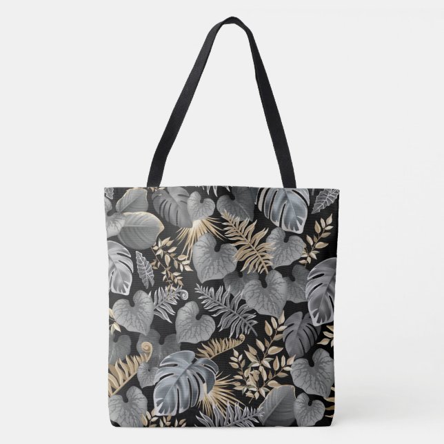 Tropisches Folienzmuster Tasche (Vorderseite)