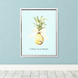 Tropisches Frucht-Ananas-Band Leinwanddruck