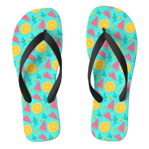 Tropisches Fruchtdesign Flip Flops