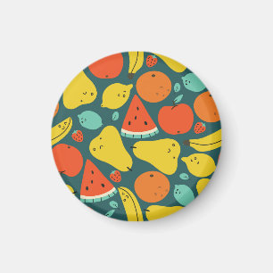 Tropisches Fruchtmuster Magnet