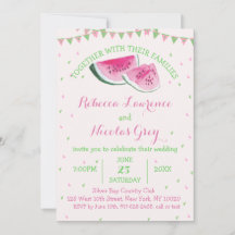 Tropisches Fruchtwasser Hochzeit Pink Wasserfarbe