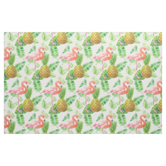 tropisches Gartenwassermuster Stoff (Fat Quarter (45,7 x 55,9 cm))