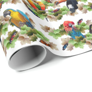 Tropisches Geschenkpapier