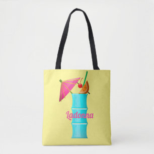 Tropisches Getränk farbenfroher Sommer Hawaii Cock Tasche