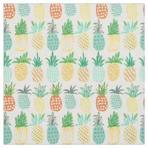 Tropisches Gewebe der Ananas- des Sommer- Stoff