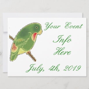Tropisches grünes Parakeet Thunder_Cove