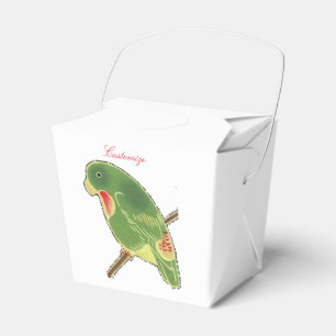 Tropisches grünes Parakeet Thunder_Cove Geschenkschachtel