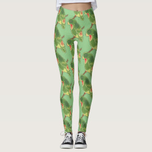 Tropisches grünes Parakeet Thunder_Cove Leggings