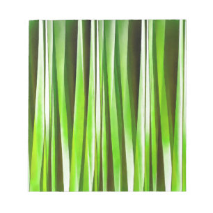 Tropisches grünes Riverweed Notizblock