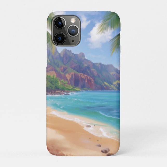 Tropisches Hawaii Case-Mate iPhone Hülle (Rückseite)
