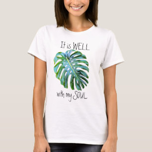 Tropisches Hawaii Lass es mir gut gehen mit meiner T-Shirt