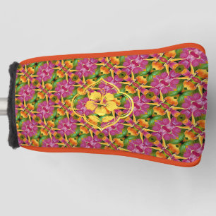Tropisches Hawaiianisches Florales Boho-Aloha-Putt Golf Headcover