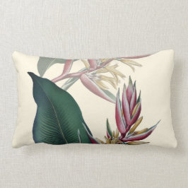 Tropisches Heliconia Botanisches Lumbalkissen Lendenkissen