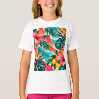 Tropisches Hibiskus-Paradies Botanische Kunst