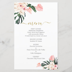 Tropisches Hochzeitsmenü