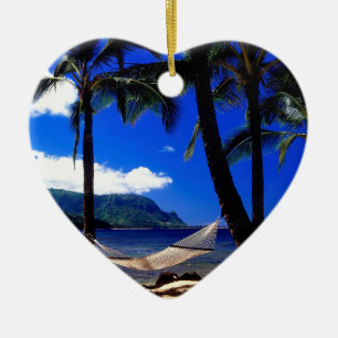 Tropisches Insel-Nachmittags-Nickerchen Kauai Keramik Ornament