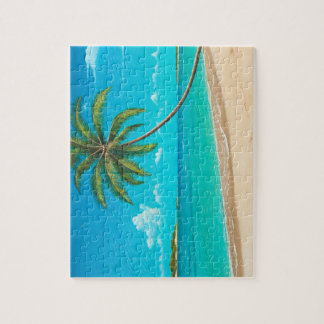 Tropisches Inselpuzzlespiel