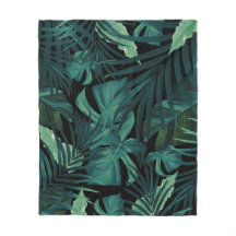Tropisches Jungle Night Blätter Muster #1 #tropica