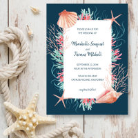 Tropisches Korallenriff | Seashells Wedding