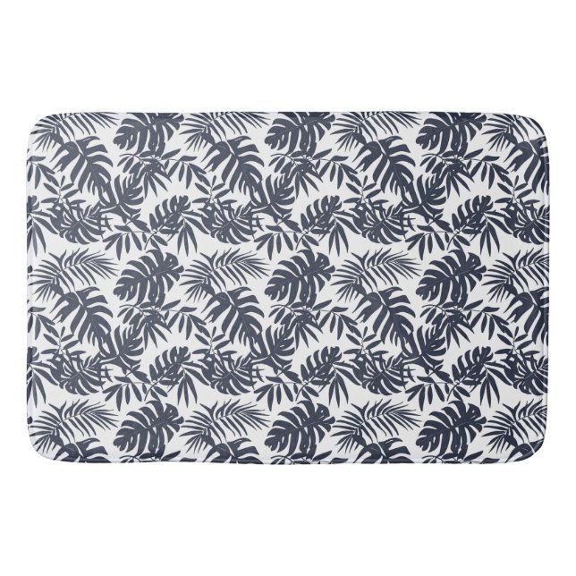 Tropisches Leaf-Bath-Mat Badematte (Vorderseite)