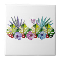 Tropisches Leaf Blume farbenfroh hawaiisch