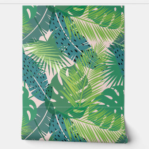 Tropisches Leaf-Muster Tapete