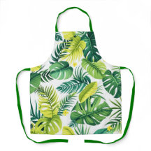 Tropisches Leaf-Story - Monstera & Banana Leaf Küc