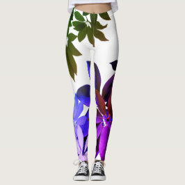 Tropisches Leawesen Leggings