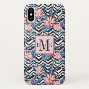 Tropisches Lotus-Blume-Muster Case-Mate iPhone Hülle