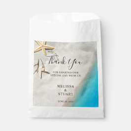 Tropisches Meer und Sternenstrand Danke für Ihre H Geschenktütchen