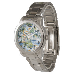 Tropisches Mittelmeer   Armbanduhr