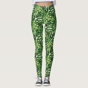 Tropisches Monstera-Blätter 2 Leggings