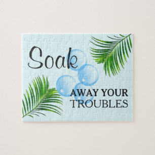 Tropisches motivierendes Wäschezimmer-Schild