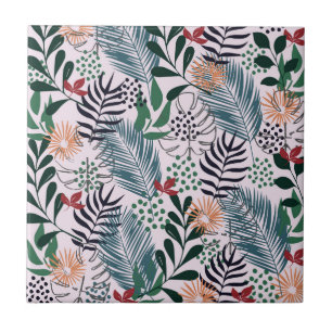 Tropisches Muster Fliese