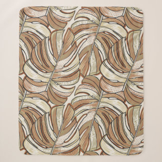Tropisches Muster. Grafikdesign mit phantastischen Sherpadecke