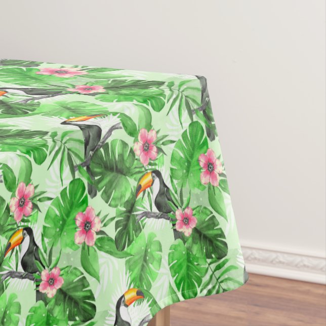 Tropisches Muster mit toucan Tischdecke (Beispiel)