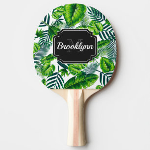 Tropisches Muster Tischtennis Schläger