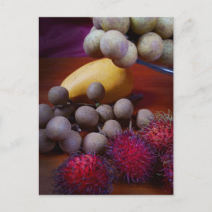 Tropisches Obst Postkarte