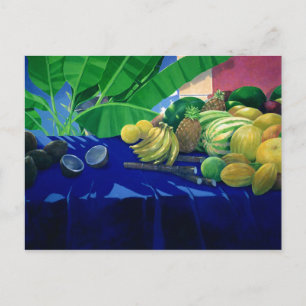 Tropisches Obst Postkarte