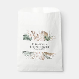 Tropisches Orchid-Brautparty Monstera Geschenktütchen