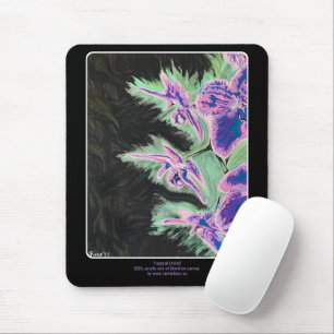 "Tropisches Orchid"-Gemälde auf einem Mousepad