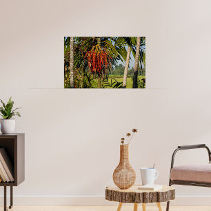 Tropisches Palm Frucht Insel Landschaftsposter Dru Poster